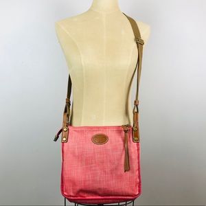 4x$25* FOSSIL Vinyl Crossbody handbag